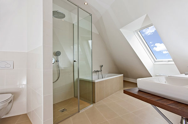 Fenêtre de toit salle de bain