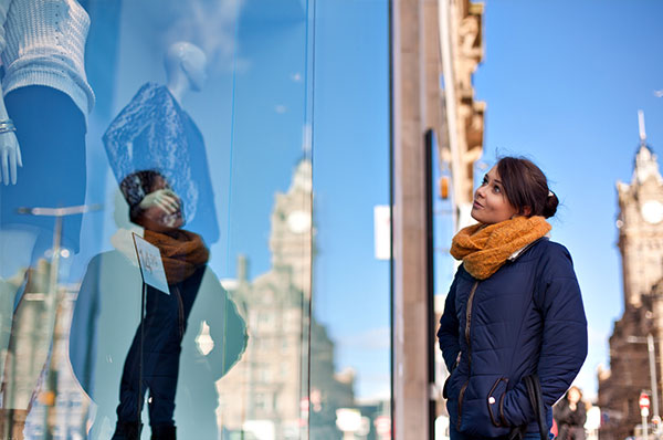 Vitrine à Nice