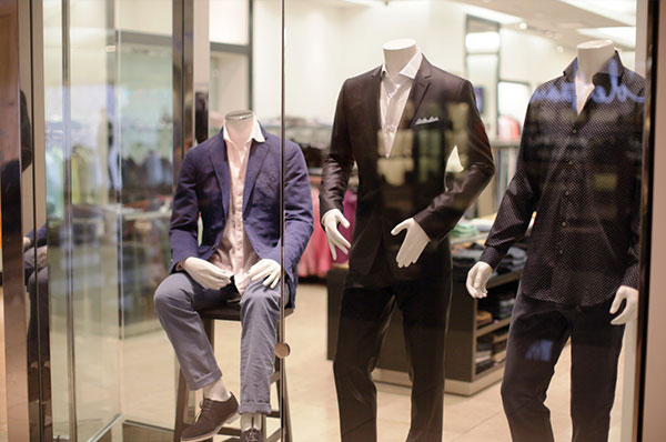 Vitrine piéton